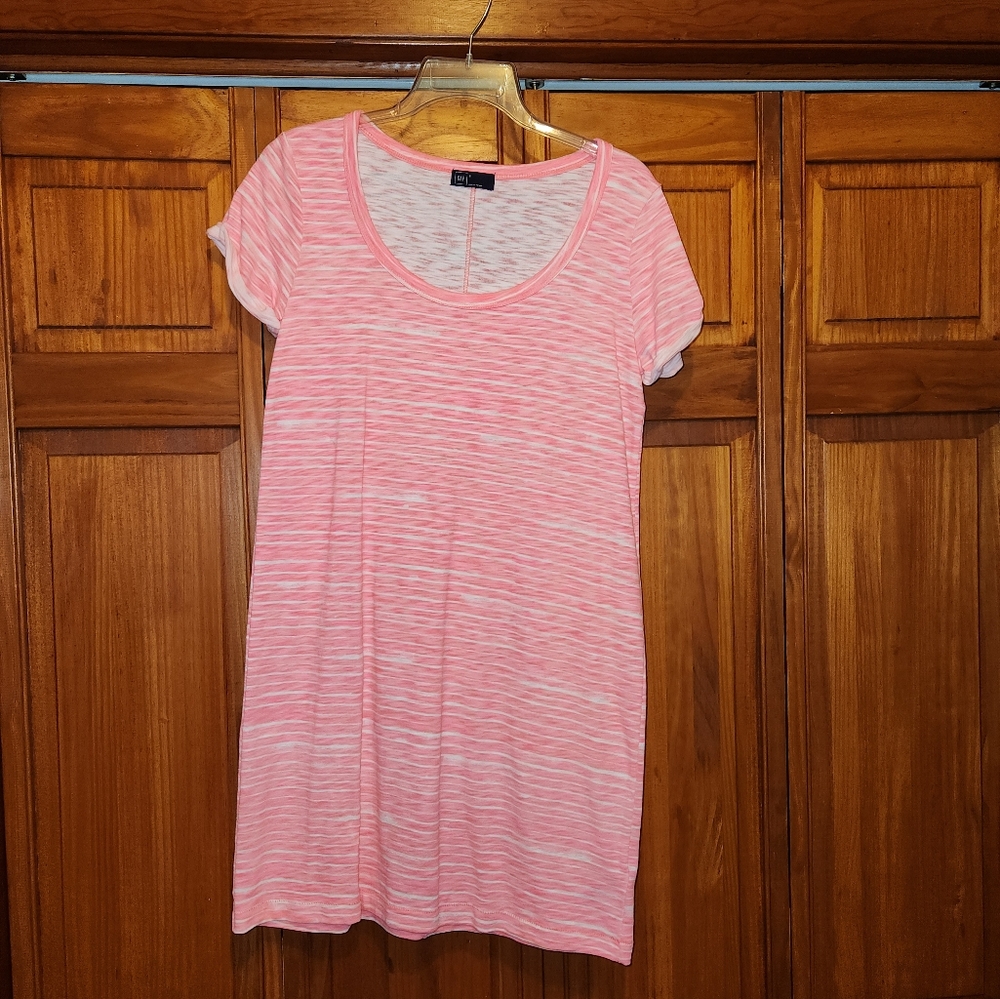 Gap Hot Pink T Shirt Dress